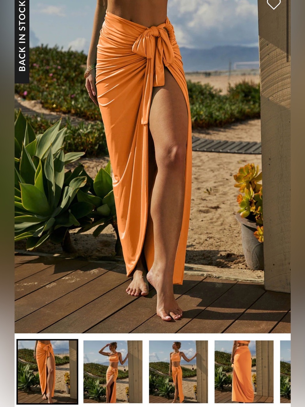 Vici Bahamas Wrap Maxi Skirt